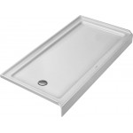 Duravit 720141000000090 Shower tray Architec 60x30 white w.integr.panel a.flange drain left
