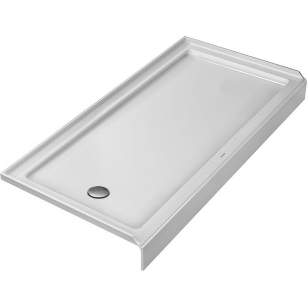 Buy Duravit 720141000000090 Shower tray Architec 60x30 white w.integr.panel a.flange drain left 