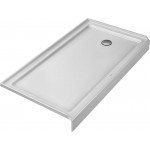 Duravit 720144000000090 Shower tray Architec 60x32 white w.integr.panel a.flange drain right