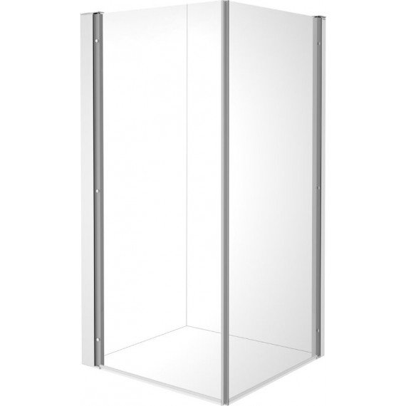 Duravit 770009000110000 Shower screen OpenSpace B 985x985mm transp.a.mirror glass for tap ri.