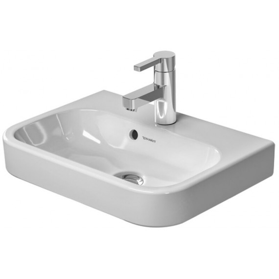 Duravit 0710500000 Furn.handrinse basin 500mm HappyD.2 white with OF with TP 1 TH