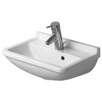 Duravit 0750450000 Handrinse basin 45 cm Starck 3 with overflow white