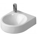 Duravit 0766350000 Handrinse basin 350mm Architec white wo OF w.TP TH prepunched