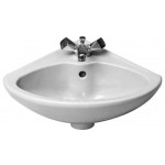 Duravit 0794440011 Handrinse basin 44 cm Triberg white corner model of 1 th punched