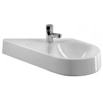 Duravit 07656500001 Handrinse basin 65cm Architec white diagonal model basin on right WG