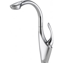 Brizo 63255LF Single Handle Hi-Arch Pull-Out Kitchen Faucet