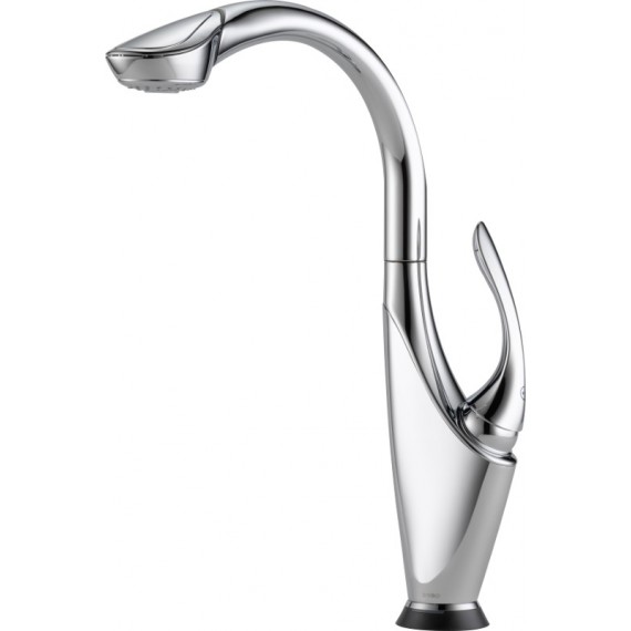 Brizo 64255LF Single Handle Hi-Arch Pull-Out Kitchen Faucet with SmartTouchR Technology