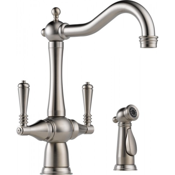 Buy Brizo 62136LF Two Handle Kitchen Faucet with Spray at Discount