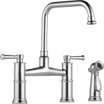 Brizo ARTESSO 62525LF Two Handle Bridge Kitchen Faucet with Spray