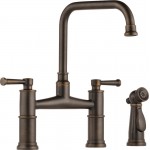 Brizo ARTESSO 62525LF Two Handle Bridge Kitchen Faucet with Spray