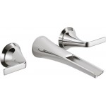 BRIZO SOTRIA T65851LF 2H WALL-MOUNT LAVATORY FAUCET - CHANNEL 