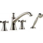 BRIZO BALIZA T67405 ROMAN TUB FAUCET W/HANDSHOWER 