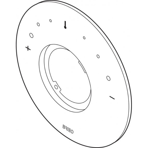 BRIZO RP60581 ESCUTCHEON . 