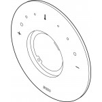 BRIZO RP60581 ESCUTCHEON . 