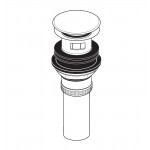 Brizo RP72414 Push Pop-Up - with Overflow