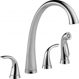 DELTA PILAR 2480-DST 2H KITCHEN FAUCET W/SPRAYER 