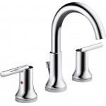 Delta 3559-MPU-DST Widespread Bath Faucet w metal pop-up