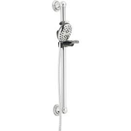 DELTA 53001-DS 4-SPRAY PALM SHOWER, 24" SS ADA BAR, 60"-82" STRETCH HOSE 