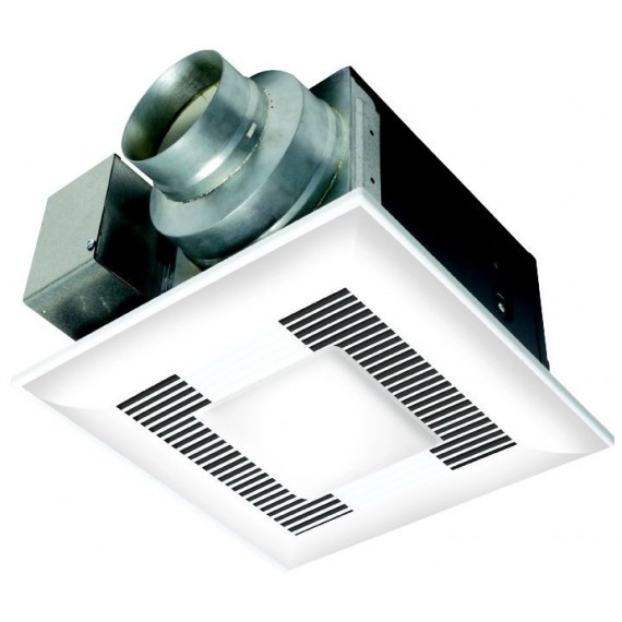 Panasonic FV-11VQL6 110 CFM: 2 13-Watt GU24 Spiral CFLs 1 4-Watt Nightlight - 23.4 Watts 4.7 CFMWatt: 0.5 sone