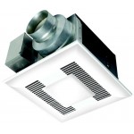 Panasonic FV-11VQL6 110 CFM: 2 13-Watt GU24 Spiral CFLs 1 4-Watt Nightlight - 23.4 Watts 4.7 CFMWatt: 0.5 sone