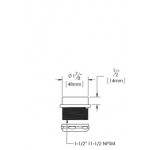 Virta Island Tub Drain Rough-in for Freestanding Tubs