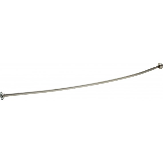 DELTA 42206-ST 6' CURVED SHOWER ROD WITH 6" BOW 