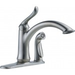 DELTA LINDEN 3353-DST SINGLE HANDLE KITCHEN FAUCET W 