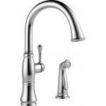 Delta 4297-DST Single Handle Kitchen Faucet with Spray