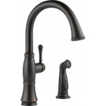 Delta 4297-DST Single Handle Kitchen Faucet with Spray