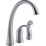 Delta 4380-DST Single Handle Kitchen Faucet with Spray