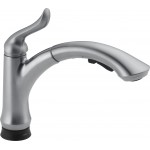 Delta 4353T-DST Single Handle Pull-Out Kitchen Faucet with Touch2OR Technology