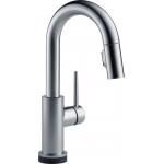 Delta 9959T-DST Single Handle Pull-Down BarPrep Faucet Featuring Touch2OR Technology