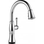 Delta 9197T-DST Single Handle Pull-Down Kitchen Faucet with Touch2OR Technology