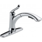 DELTA LINDEN 4353-DST SINGLE HANDLE KITCHEN FAUCET W 