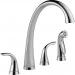 DELTA PILAR 2480-DST 2H KITCHEN FAUCET W/SPRAYER 