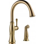 Delta 4297-DST Single Handle Kitchen Faucet with Spray