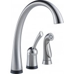 Delta 4380T-DST Single Handle Kitchen Faucet with Touch2OR Technology and Spray