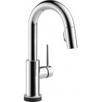 Delta 9959T-DST Single Handle Pull-Down BarPrep Faucet Featuring Touch2OR Technology