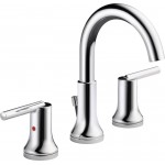 Delta 3559-MPU-DST Widespread Bath Faucet w metal pop-up