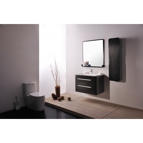 Virta 32 Inch OASIS Solid Wood Wall Mount Vanity with Handle