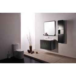 Virta 32 Inch OASIS Solid Wood Wall Mount Vanity with Handle