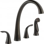 DELTA PILAR 2480-DST 2H KITCHEN FAUCET W/SPRAYER 