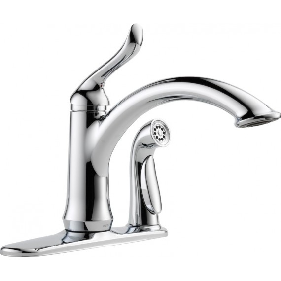 DELTA LINDEN 3353-DST SINGLE HANDLE KITCHEN FAUCET W 