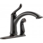 DELTA LINDEN 3353-DST SINGLE HANDLE KITCHEN FAUCET W 