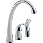 Delta 4380-DST Single Handle Kitchen Faucet with Spray