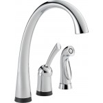 Delta 4380T-DST Single Handle Kitchen Faucet with Touch2OR Technology and Spray