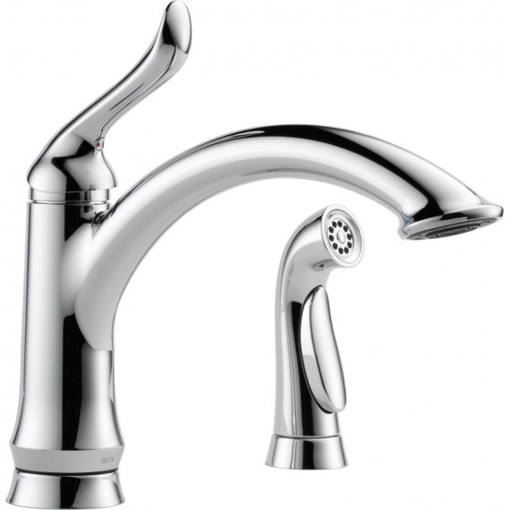 DELTA LINDEN 4453-DST SINGLE HANDLE KITCHEN FAUCET W 