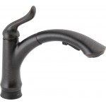 Delta 4353T-DST Single Handle Pull-Out Kitchen Faucet with Touch2OR Technology