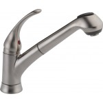 Delta B4310LF Single Handle Pull-Out Kitchen Faucet