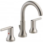 Delta 3559-MPU-DST Widespread Bath Faucet w metal pop-up